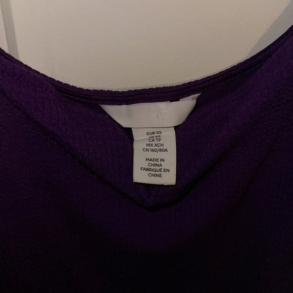 Dark purple tank top - Picture 4 of 5